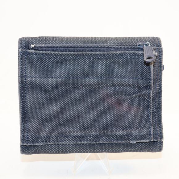 Porter Yoshida & Co. Japan Navy Canvas Trifold Wallet | Snap Closure - Picture 2 of 9